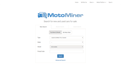 Desktop Screenshot of motominer.com